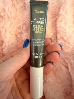 SUNDAY RILEY Auto Correct Brightening Depuffing Eye Contour Cream .5oz 15 mL NEW